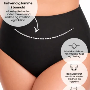 Pluspige Maxitrusse med indvendig lomme - 3-pak